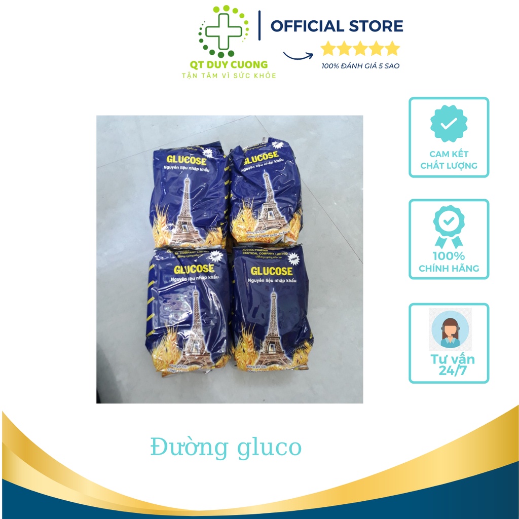 (Mẫu thay đổi) Đường Glucose gói 500g