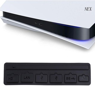 Bộ 6 nút bịt chống bụi bằng silicone cho tay cầm chơi game ps5