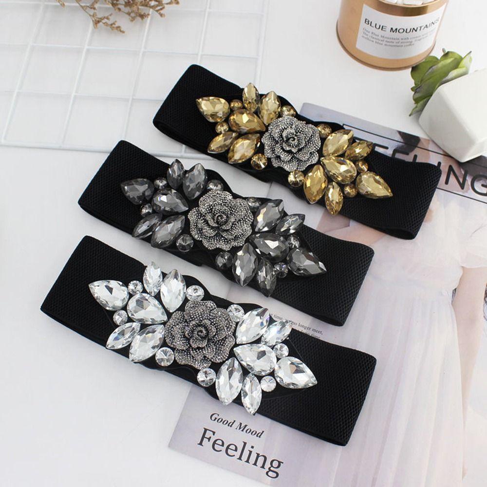 Thắt Lưng Nữ Họa Tiết Hoa Hồng Phong Cách Hàn Quốc Cá Tính