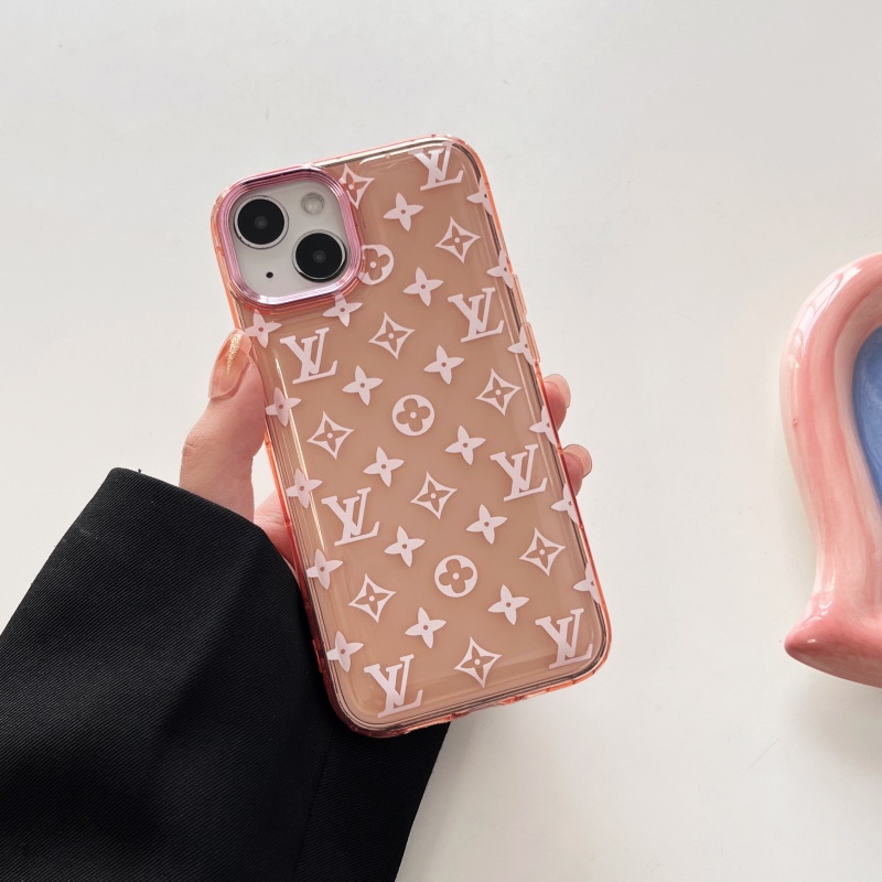 Ốp Điện Thoại Dẻo Trong Suốt In Logo Thương Hiệu Sang Trọng Cho iPhone 14 13 12 11 Pro Max