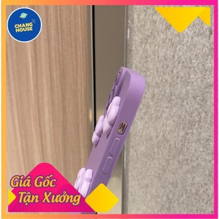 [ FREE SHIP ] Ốp Lưng Basic Camera Nổi - Mẫu Hoa Tím Nổi