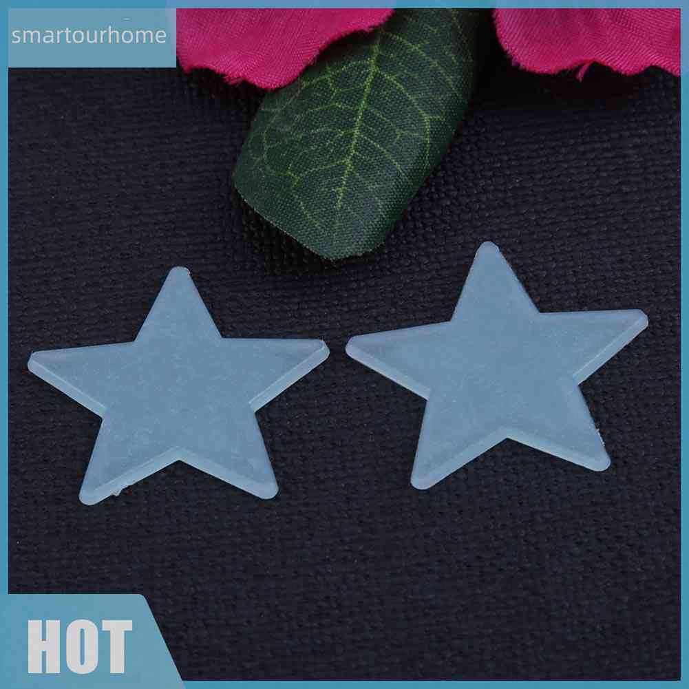 Mới Bộ 100 Ngôi Sao Dạ Quang Dán Trang Trí Tường