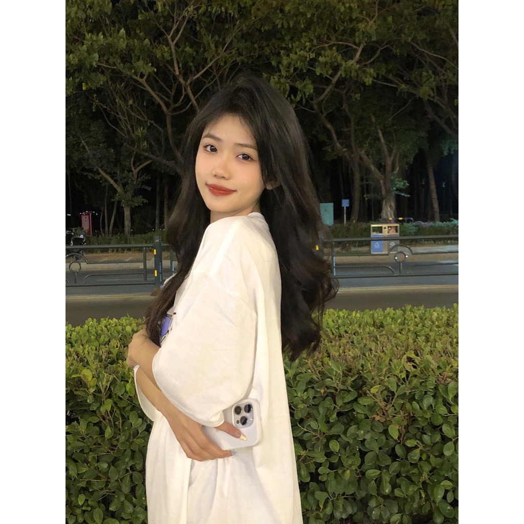NRVP Áo Thun Tay Ngắn In Hình Thời Trang Đường Phố Hàn Quốc Mới Cho Nữ