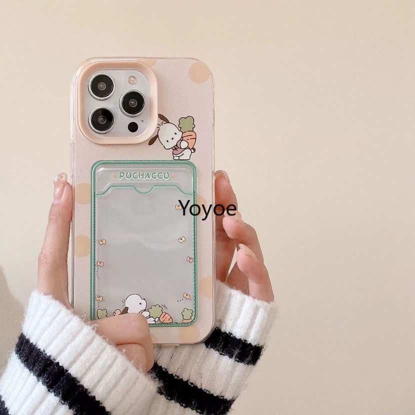 Ốp Điện Thoại Silicone Mềm Trong Suốt Chống Sốc In Hình Chó / Chippa Cho IPhone 14 Plus 11 12 13 14 Pro XS Max X XR 7 8 6 Plus Giá Đỡ