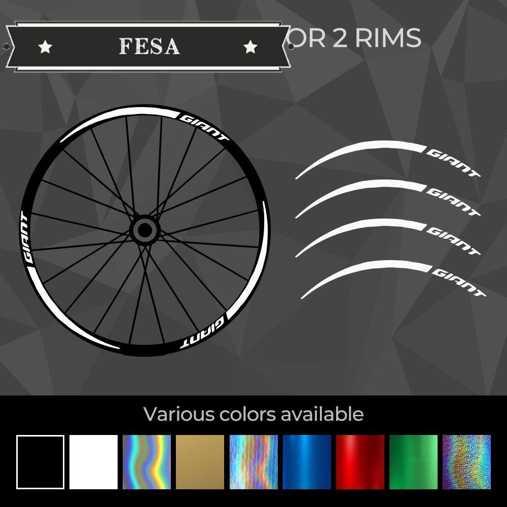 Fesa Khổng Lồ Llanta Mtb 29 Kit1 | 26 | 27.5 | 29 | Decal Vinyl Dán Vành Bánh Xe Đạp Leo Núi