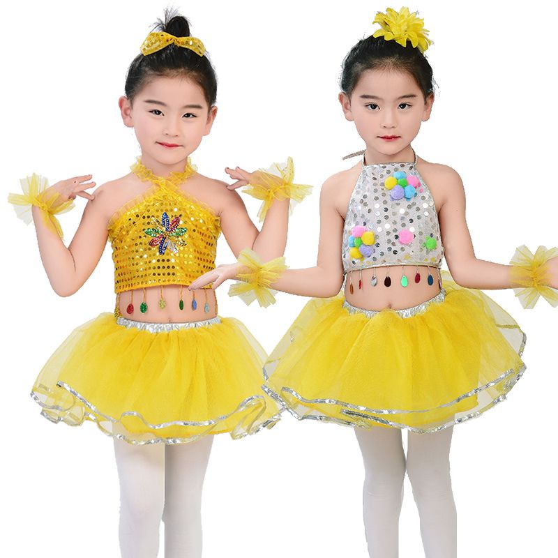 Váy Công Chúa Pettiskirt Dùng Biểu Diễn Múa Trình Diễn Mẫu Giáo Thiết Kế Mới Cho Bé Gái