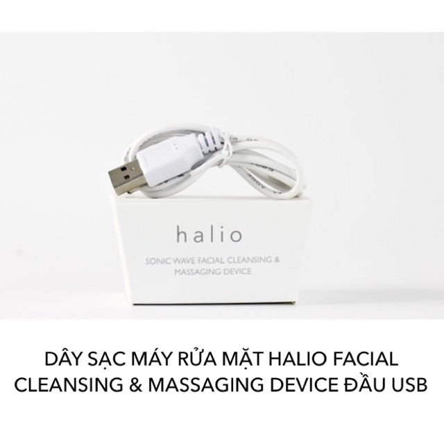 Dây Sạc Máy Rửa Mặt Halio (có mã code)