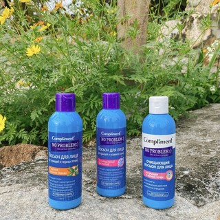 Toner Compliment No Problem làm sạch, kiềm dầu, ngừa mụn