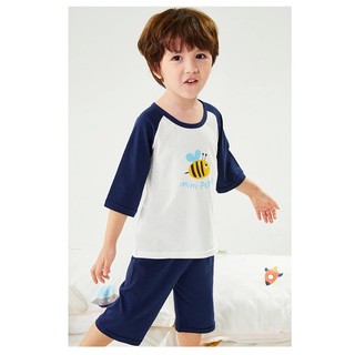 RT144_Rập giấy may bộ lửng raglan trẻ em