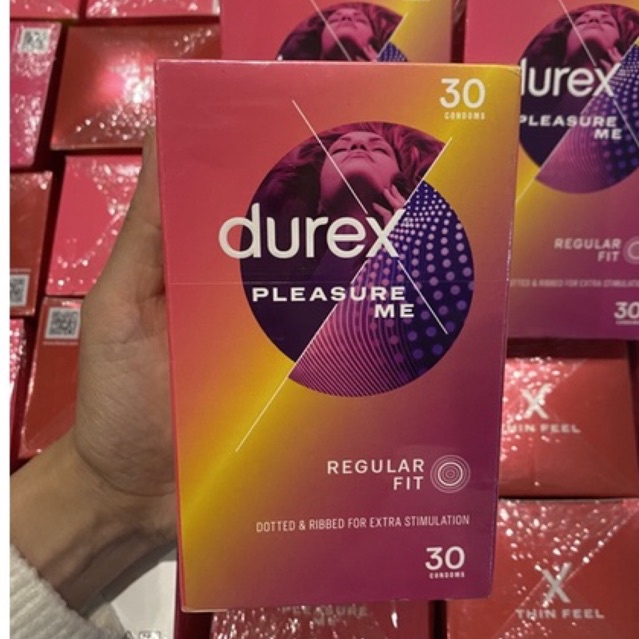 Bao cao su Durex Pleasure Me Condoms 30 cái Úc