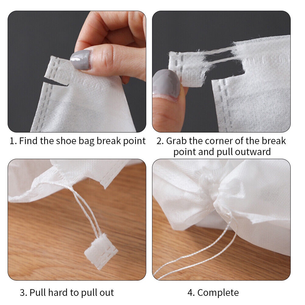 Bộ 10 / 20 Vỏ Bọc Giày Chống Bụi Bẩn Tiện Dụng