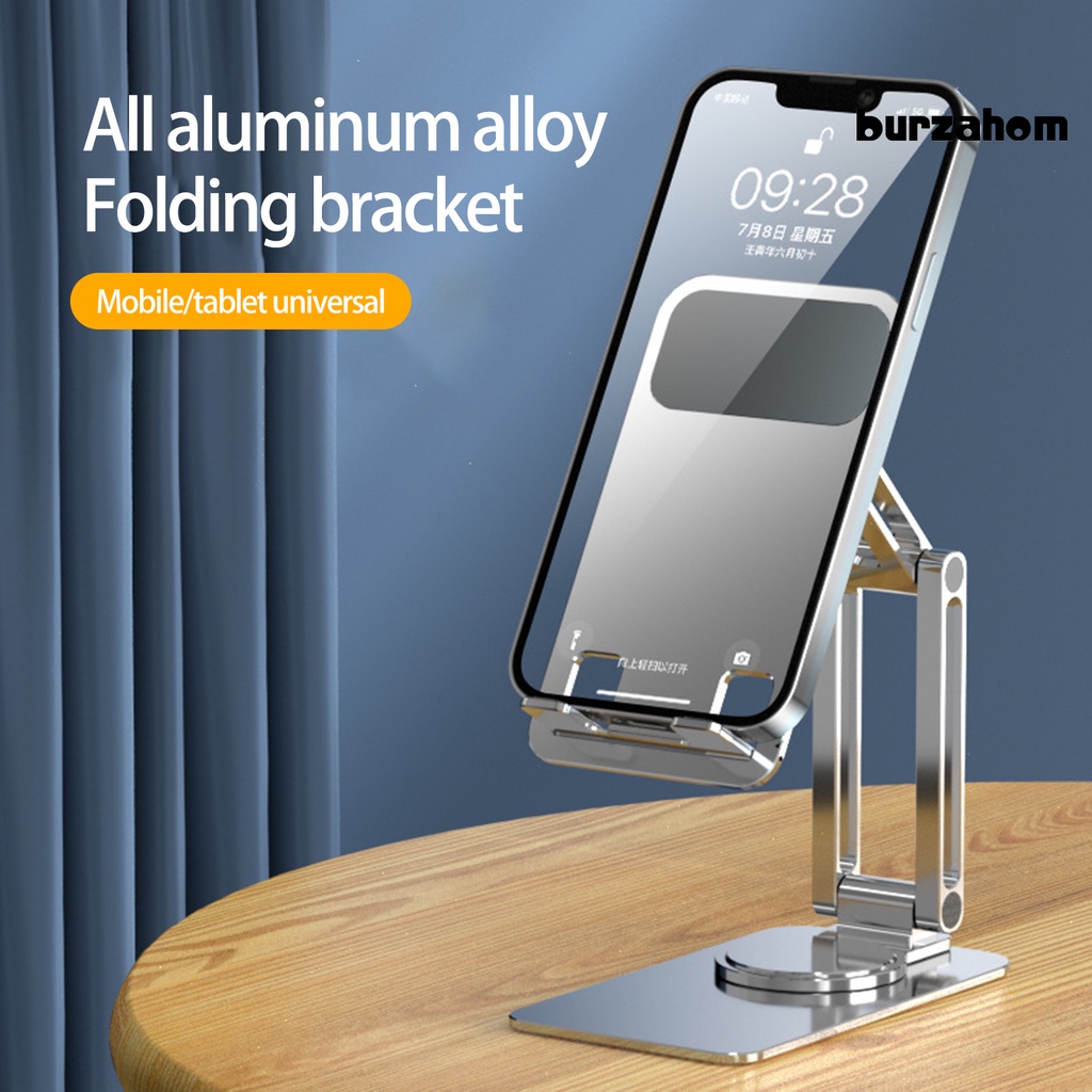 Giá Đỡ Điện Thoại / Máy Tính Bảng Bằng Hợp Kim Nhôm Xoay 360 Độ Chống Rung Tiện Dụng