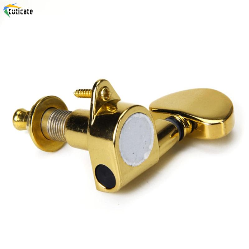 Bộ 6 chốt điều chỉnh dây đàn guitar Cuticate 3L + 3R màu vàng