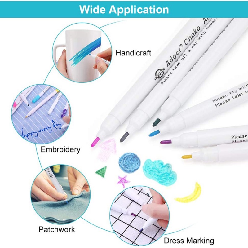 Bút May Vải Hòa Tan Trong Nước / Bút Trắng Sáng Tạo Cho Thợ May Nam Nữ
