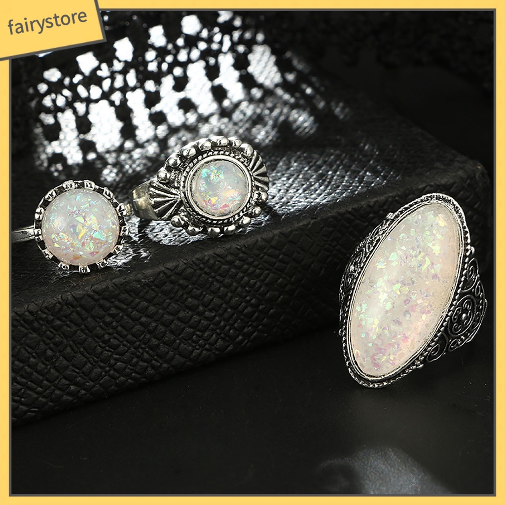 Set 1 / 8 Nhẫn Đeo Khớp Ngón Tay Phong Cách Vintage