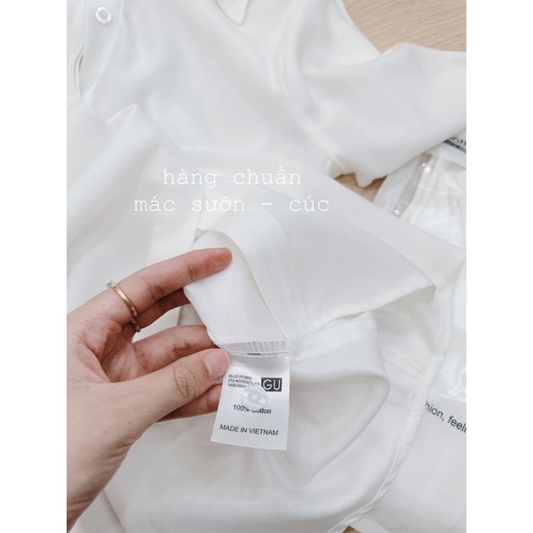 Áo sơmi nữ, sơmi trắng vải đẹp mềm mịn