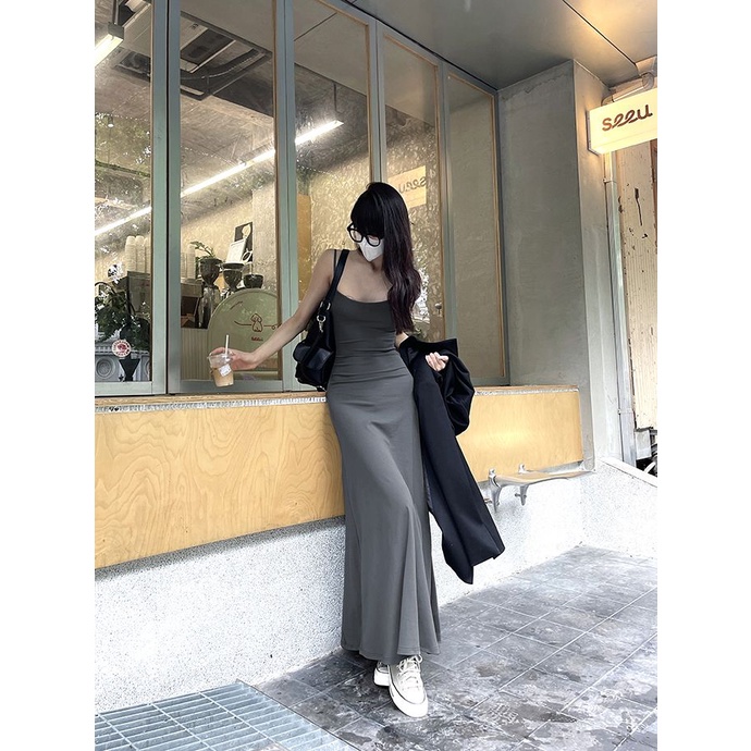 Đầm COZOKC không tay dáng ôm thiết kế hợp thời trang