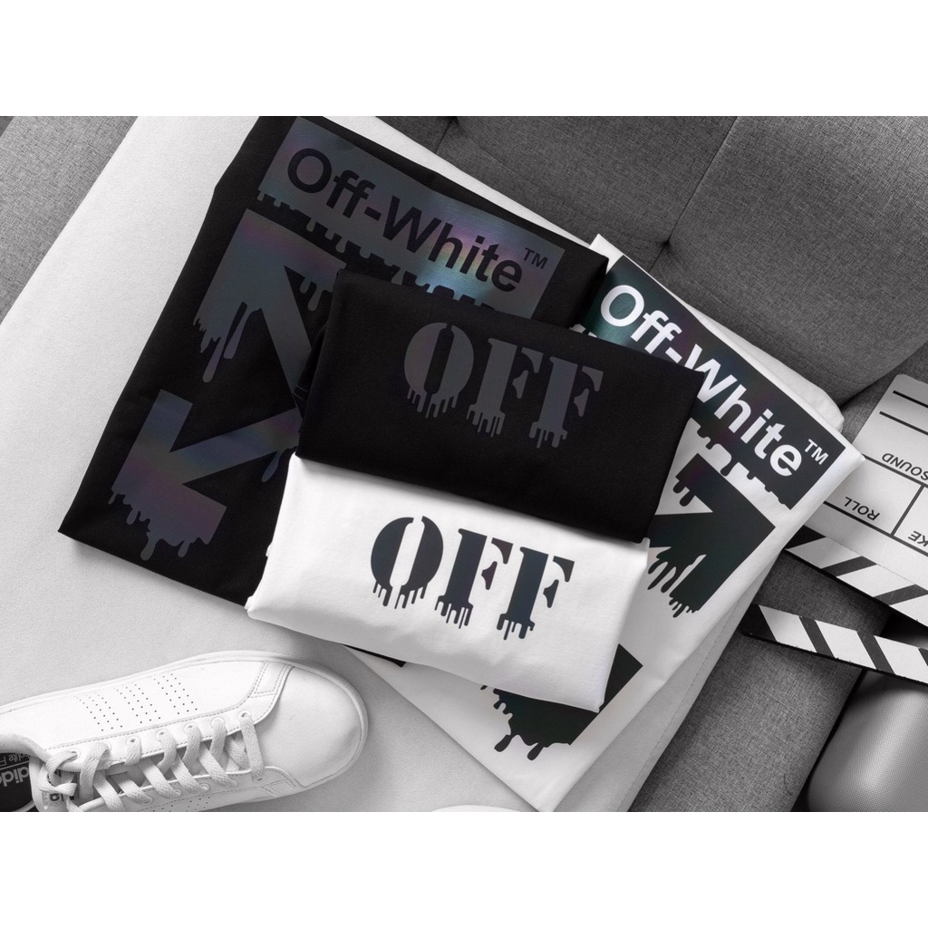 Áo thun tay ngắn unisex OFF-WHITE Áo phông tay ngắn nam nữ 100% cotton siêu thoáng mát