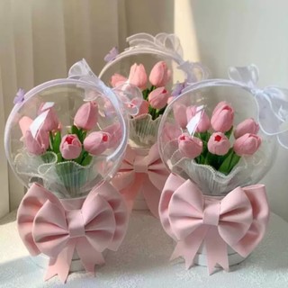 [Quà Tặng] Bó Hoa Bóng Tulip có đèn.