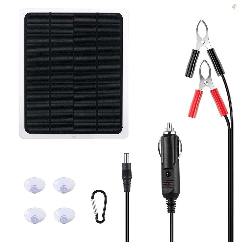 Tấm Pin Năng Lượng Mặt Trời 12V Chống Thấm Nước Cho Xe Hơi Tàu Thuyền RV