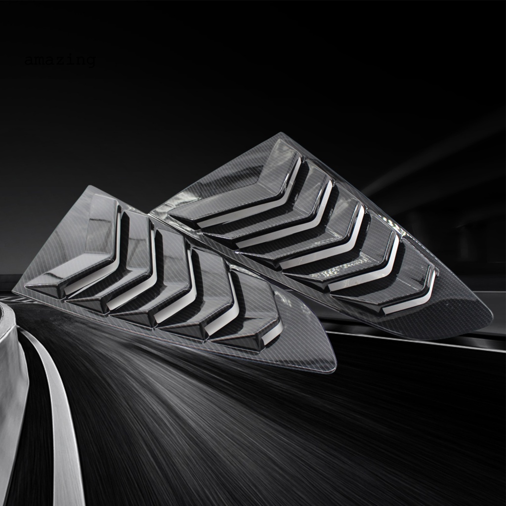 Bộ 2 Khung Cửa Sổ Bên Hông Họa Tiết Sợi Carbon Cho Ford Mustang 15-17