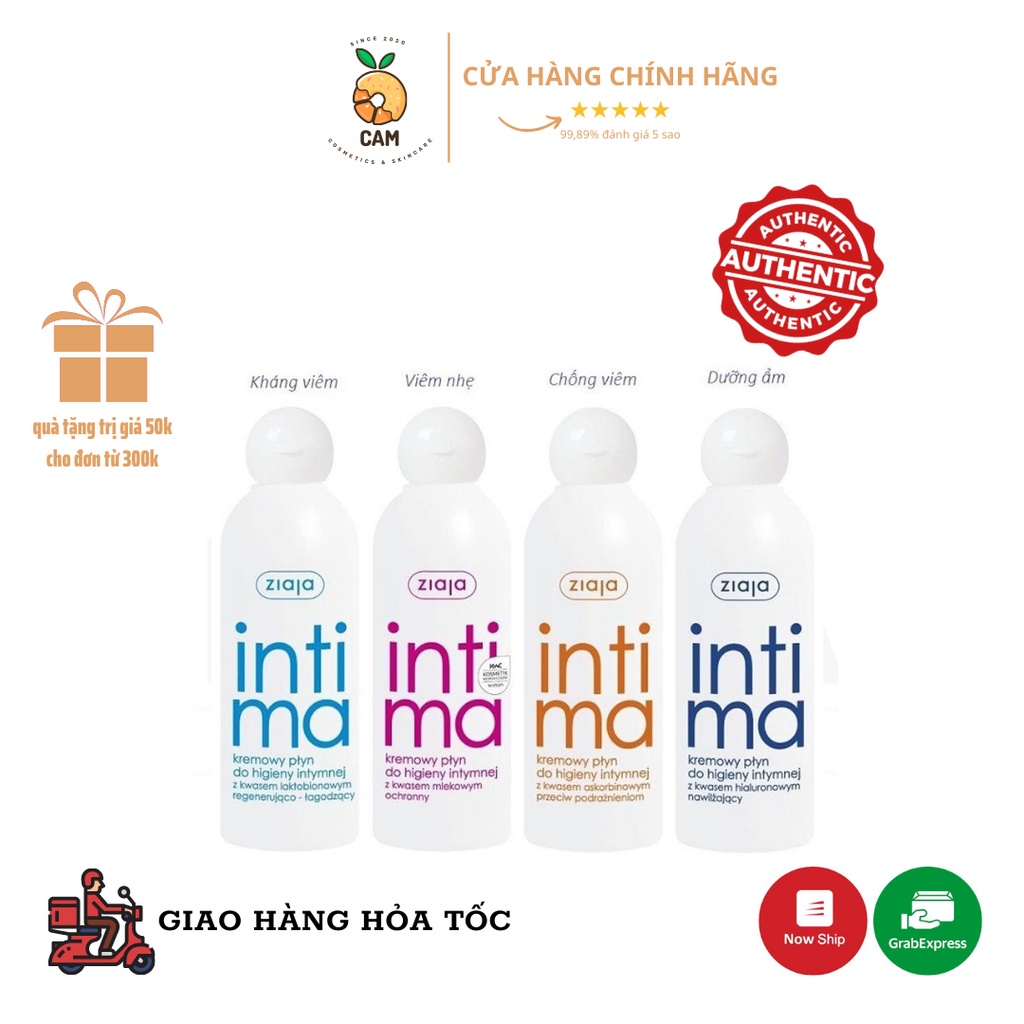 Dung Dịch Vệ Sinh Intima Ziaja 200Ml
