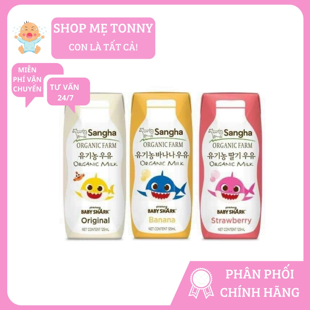Sữa tươi organic cao cấp Sangha Farm Maeil nội địa Hàn Quốc 125ml mẫu mới nhất