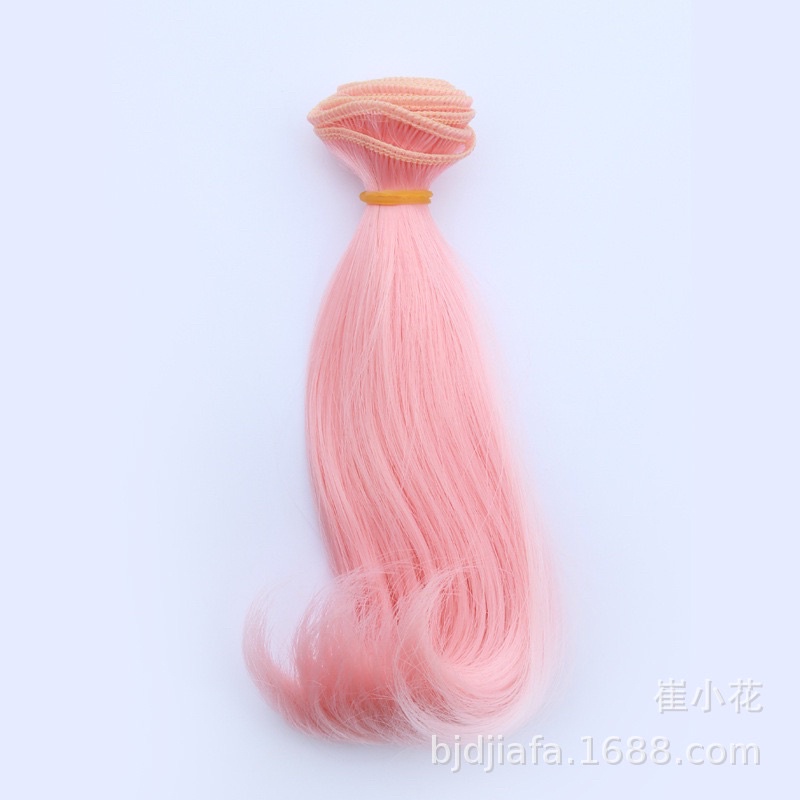Tóc Tép Gắn cho Búp bê 15cm cúp đuôi