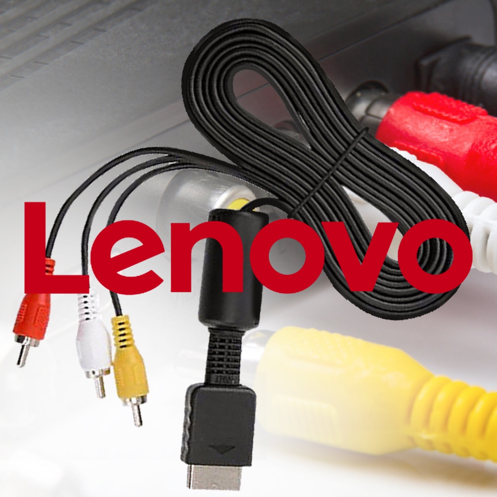 Cáp AV LENOVO 180cm 3RCA họa tiết dễ lắp đặt nhiều màu sắc tuỳ chọn