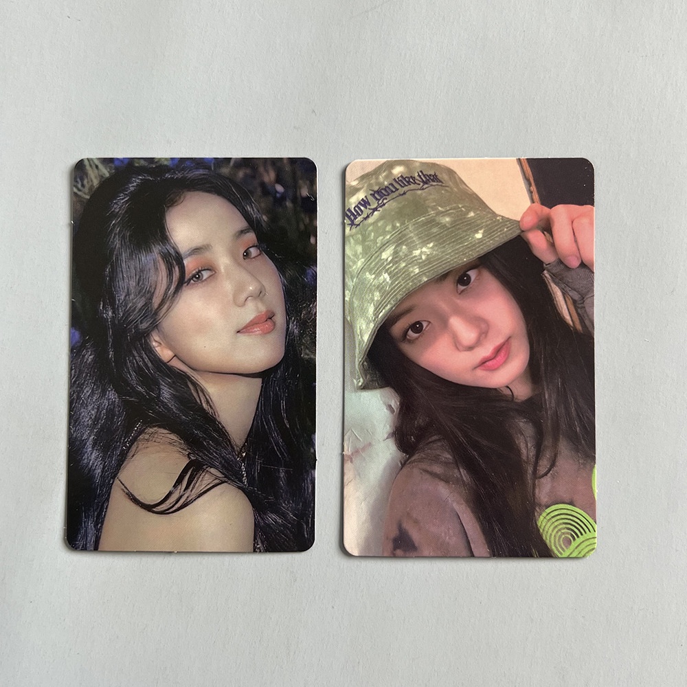 Bộ Ảnh Thẻ Hình Nhóm Nhạc Blackpink HOW YOU LIKE THAT THAT KIM JISSO Bộ 4 Thẻ Hình Nhóm Nhạc BlackPink Jisoo photocard