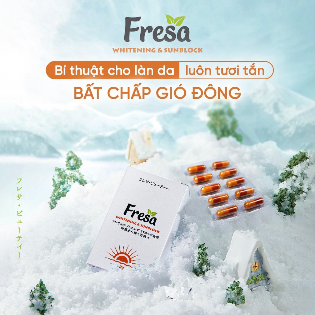 Fresa Viên uống chống nắng nội sinh 90v