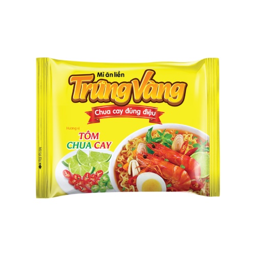Mỳ Trứng Vàng vị Tôm Chua Cay( Thùng 30 gói)