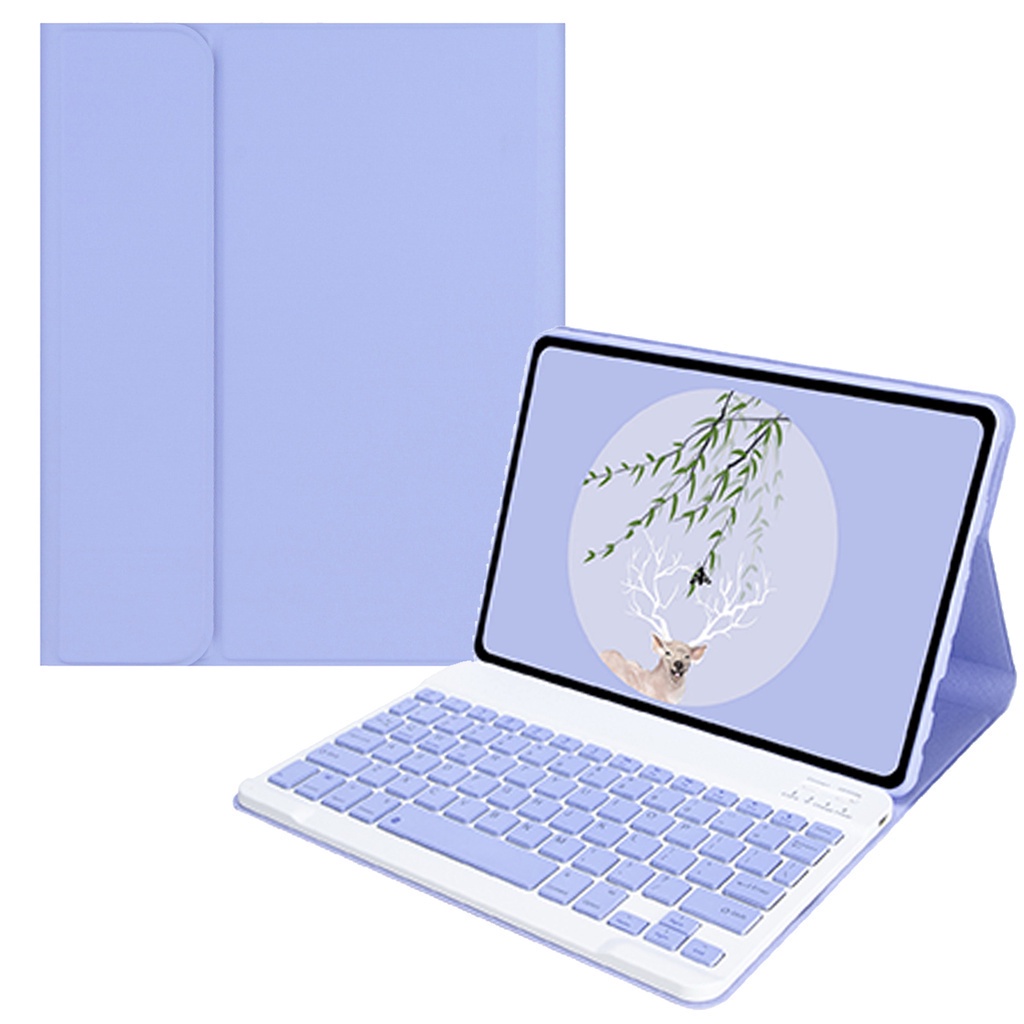 Bao Da pu Kèm Bàn Phím Không Dây Cho xiaoxin pad pro 2023 12.7inch p11 pro 2nd 11.2 plus 2nd pro 11.5 11 lenovo tab m10 plus 3rd 10.6