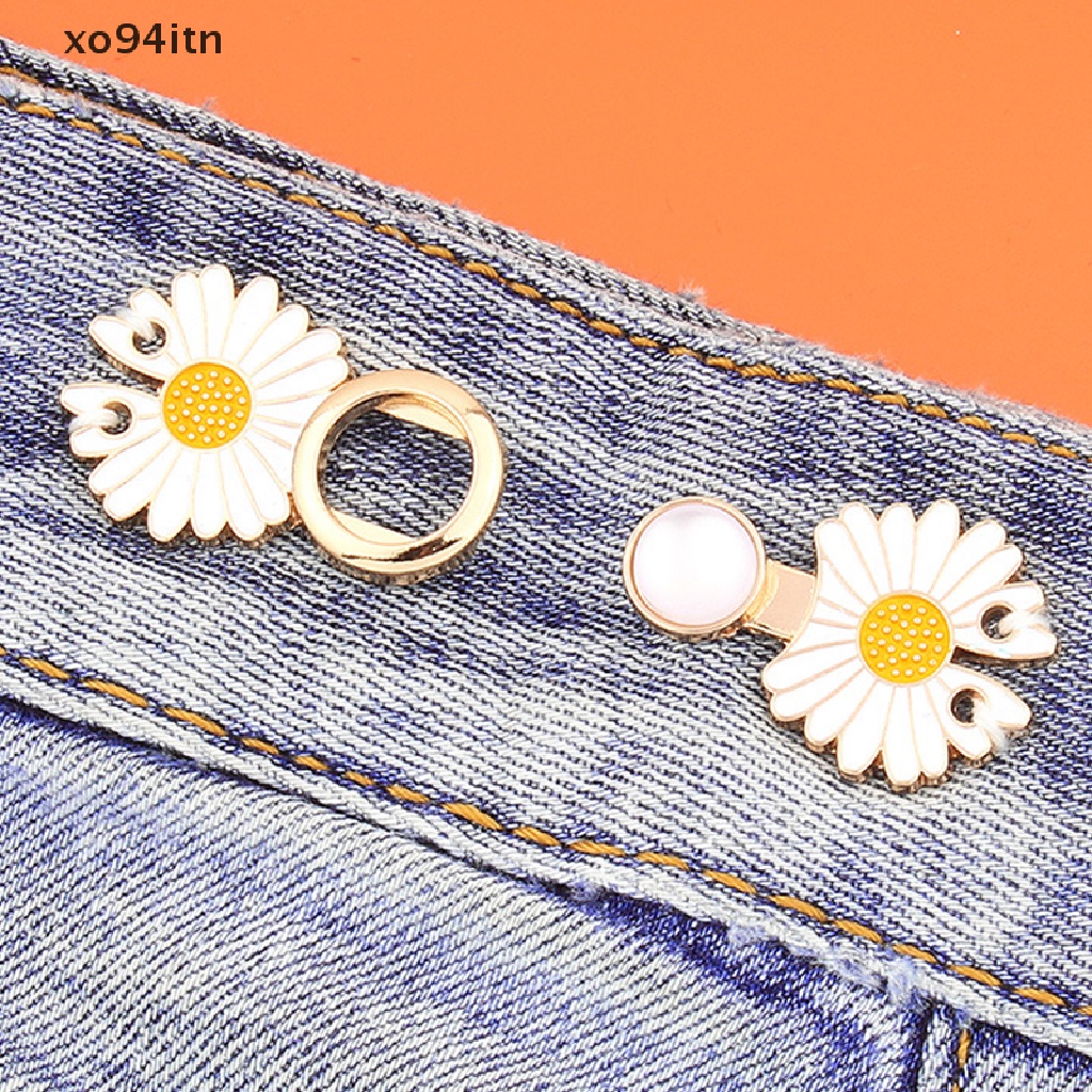 Tn Thắt Lưng Quần Jean Nút Cài Bằng Kim Loại Có Thể Tháo Rời