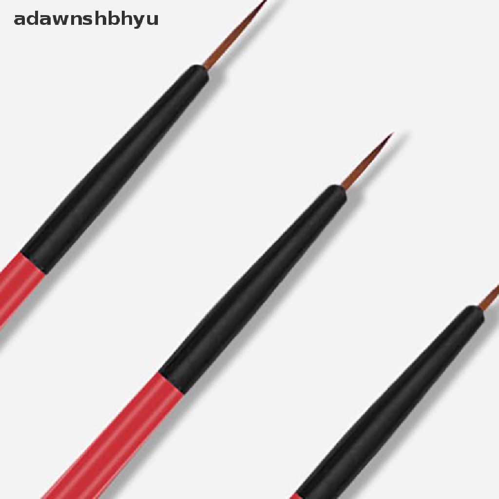 Set 3 Cọ Vẽ Trang Trí Móng Tay 5 / 7 / 11mm Chuyên Dụng