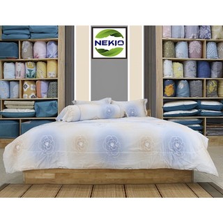 Bộ chăn ga gối Modal Gỗ Sồi Nekio Nhật Bản Hoa Hồng