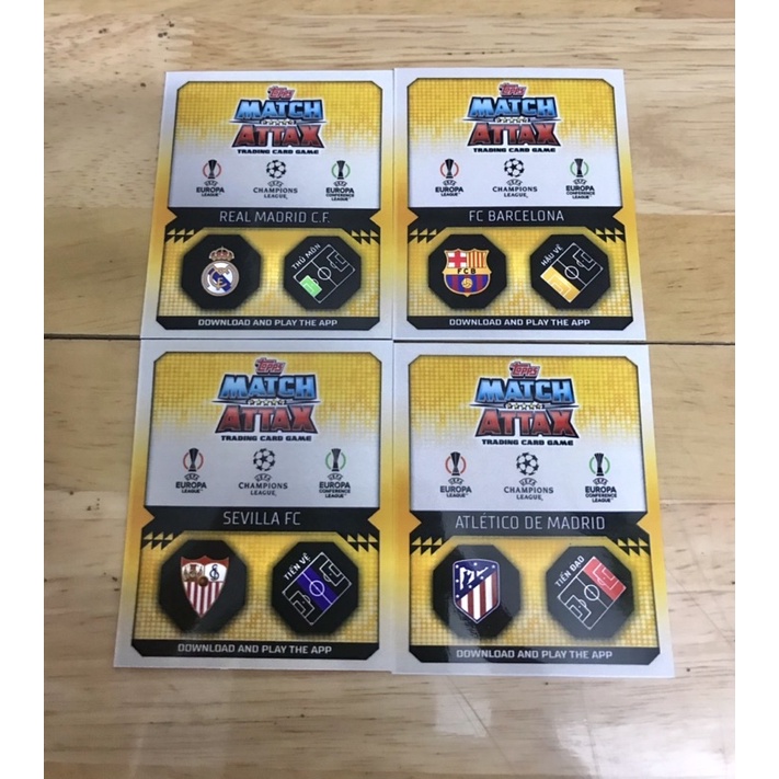 MỚI - BST Thẻ in Match Attax La Liga Santander 22/23 phiên bản Việt hoá