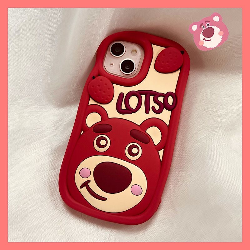 Ốp Điện Thoại Hình Gấu 3D Cho Vivo S1 V23 V20Pro Y21 Y21s Y33s Y20 Y20s Y20i Y12s Y12d Y76 Y77 Y17 Y15 Y12 Y11 V9 X60 X70 X80 X90