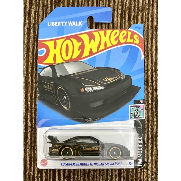 Hot wheels Chính Hãng mẫu xe JDM Nissan Silvia (S15) BLACK