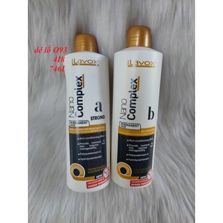 Uốn lạnh lavox nano complex 500ml chữ a,b in thường