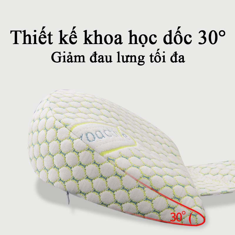 Gối Bầu Cánh Tiên Chữ U Cao Cấp Bidole Giảm Đau Lưng Và Ngủ Ngon Đai Đỡ Bụng Bầu Vải Mềm Mịn Giảm Áp Lực Cho Bà Bầu