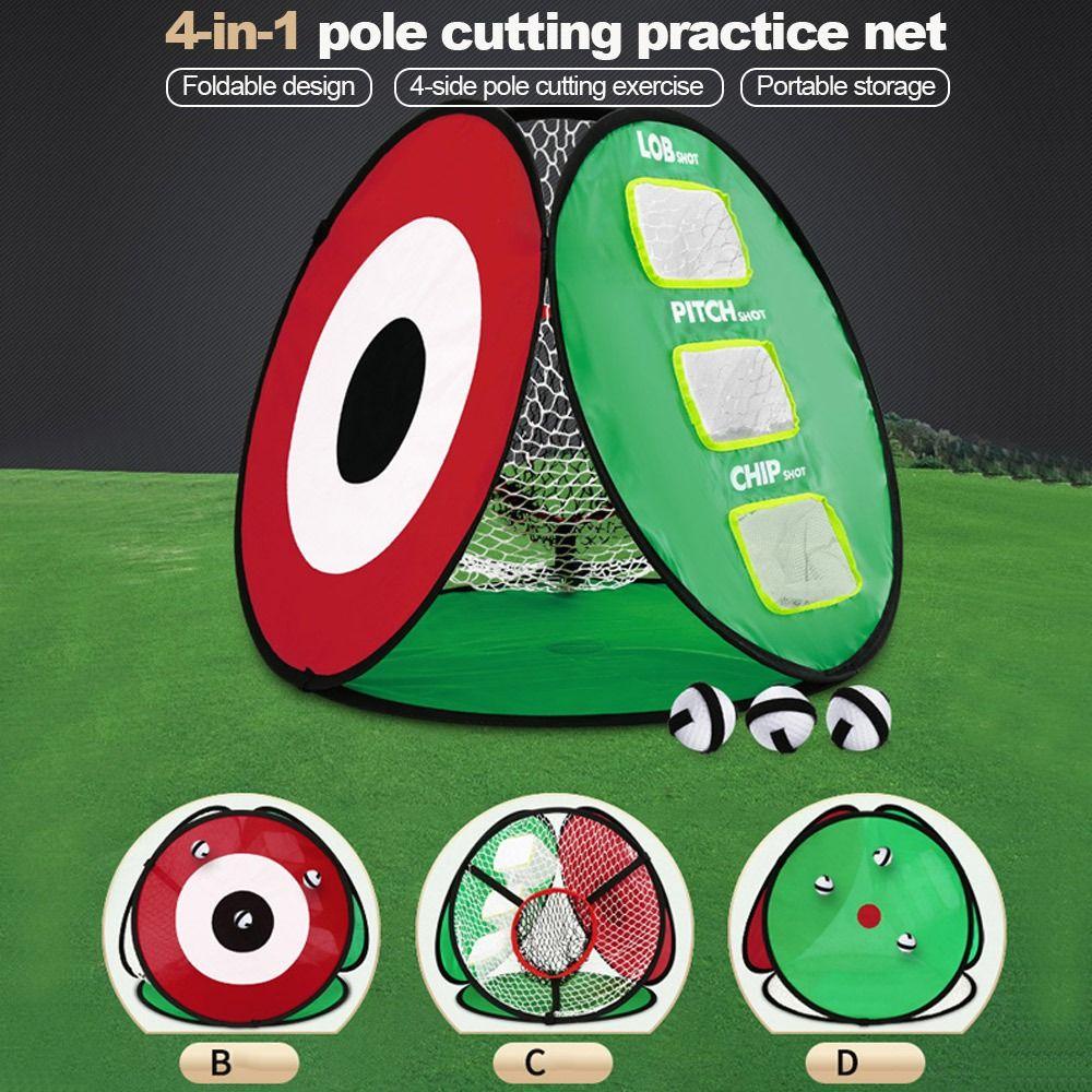 Lồng Lưới Luyện Tập Đánh Golf Trong Nhà / Ngoài Trời Có Thể Gấp Gọn Tiện Lợi