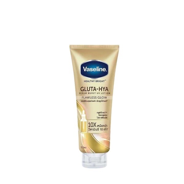 Dưỡng Thể Trắng Da Vaseline Healthy Bright Gluta Hya Serum Burst Lotion 10X 300ml