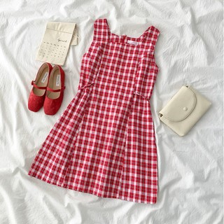 [ORDER] VÁY ĐẦM SUÔNG KẺ CARO