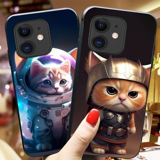 Ốp lưng Iphone 12 / ip 12 mini / ip 11 in hình chú mèo cực cute dễ thương