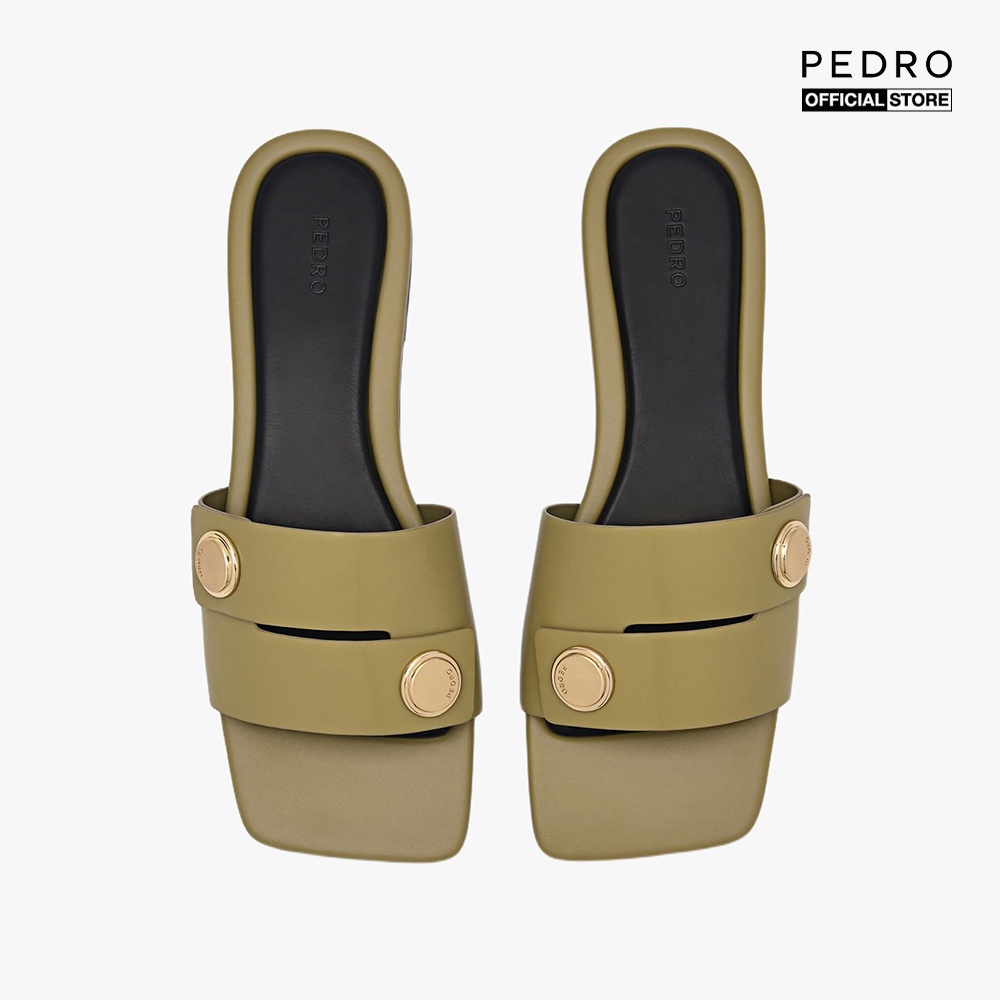 PEDRO - Dép nữ quai ngang mũi vuông hiện đại PW1-65110056-37