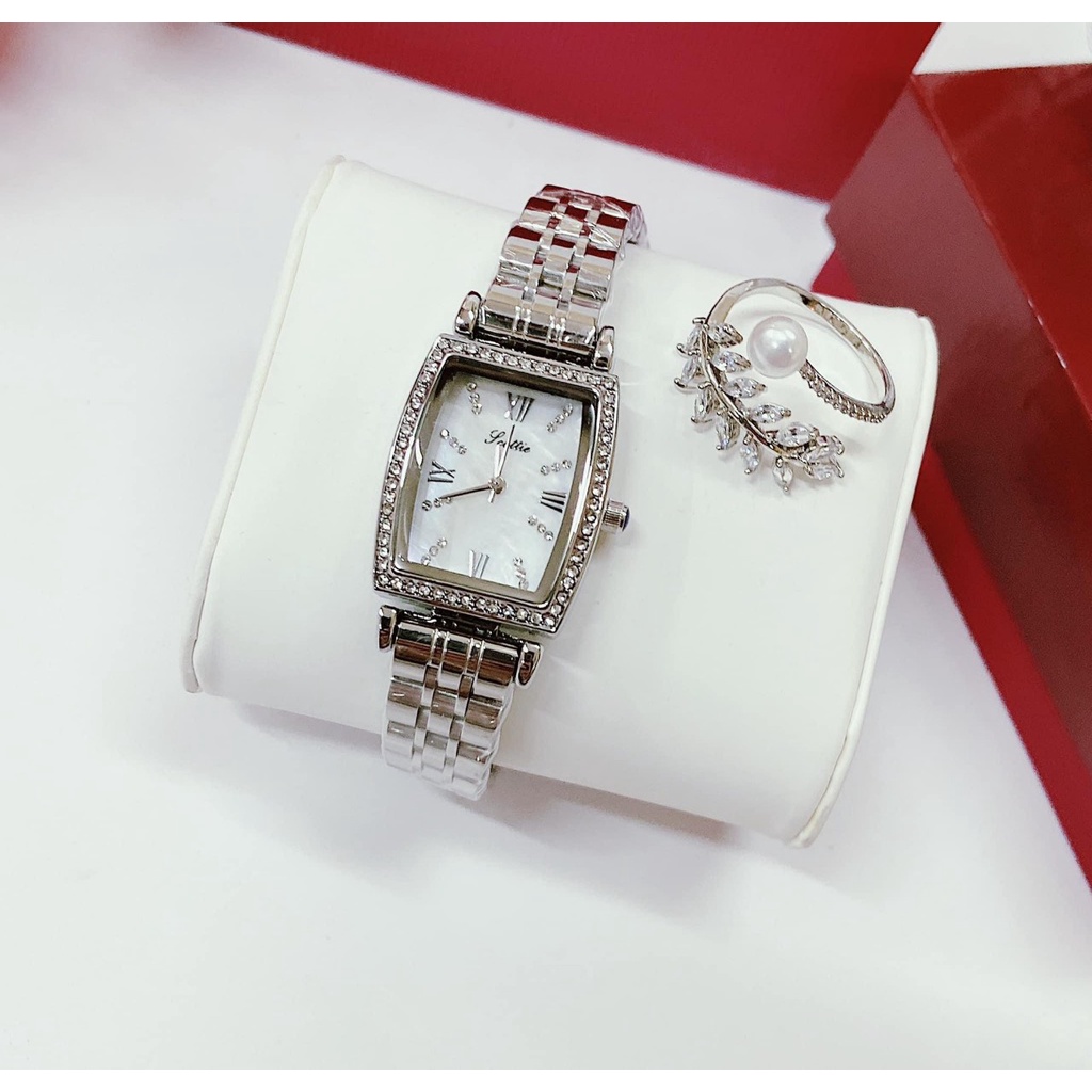 Đồng hồ nữ Scottie 24mm đính đá viền sang trọng Mai Luxury Watch SC9308