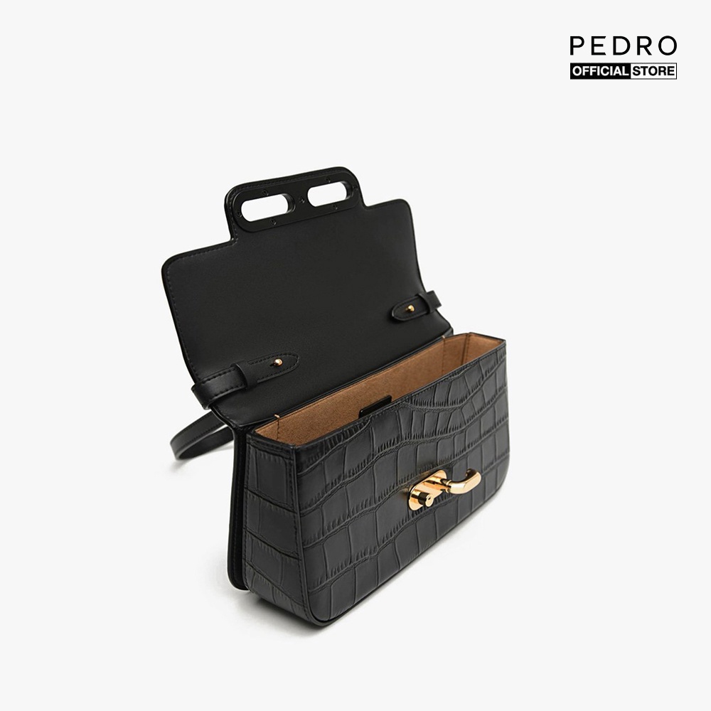 PEDRO - Túi đeo chéo nữ chữ nhật nắp gập Studio Kate Bag PW2-76390092-01