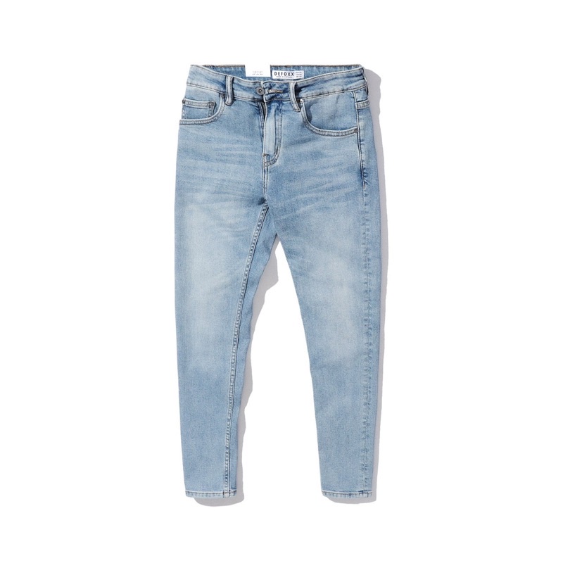 QUẦN JEAN DF XANH TRƠN NHẠT 230126