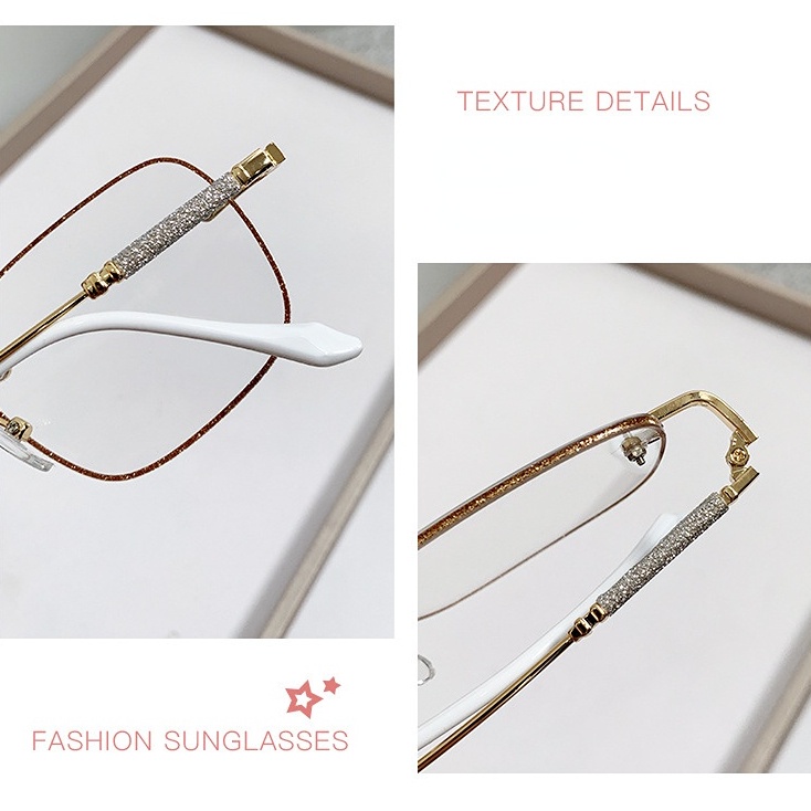 Kính Mát Gọng Kim Loại Thời Trang Cho Nam / Nữ